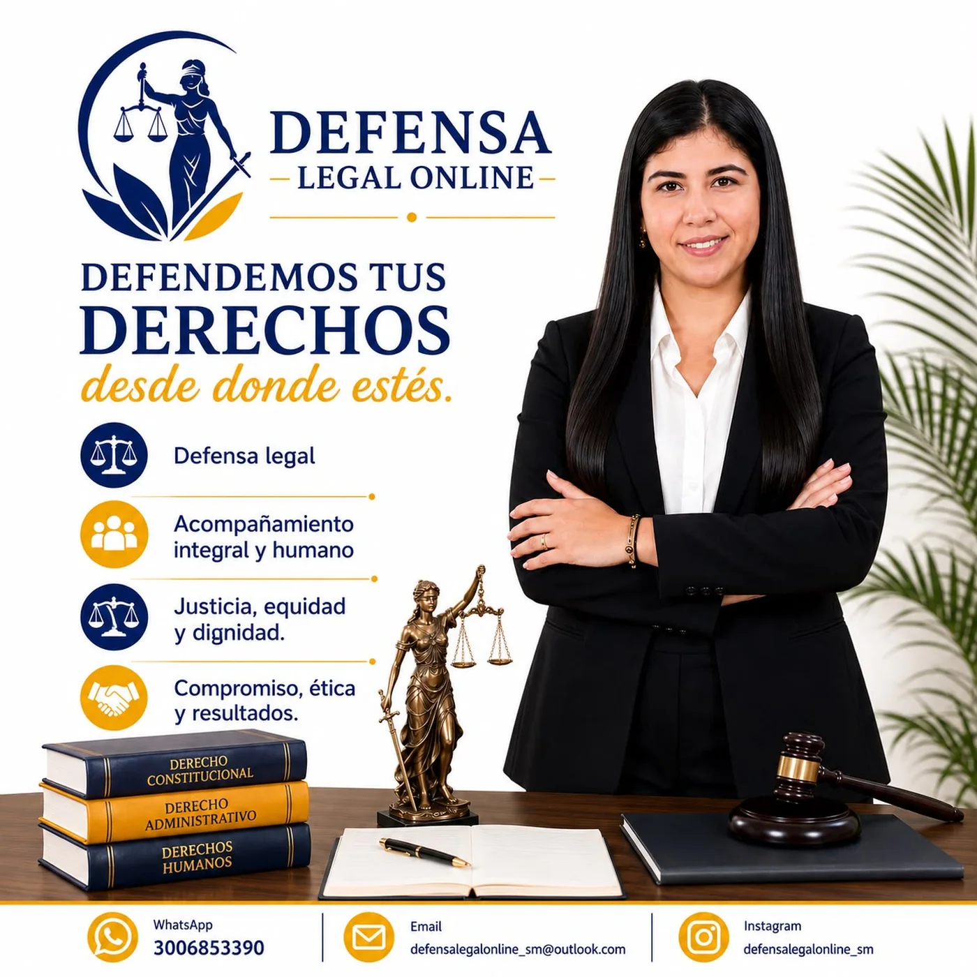 Defensa Legal Online con Atzony Bustamante Mattos y elementos jurídicos